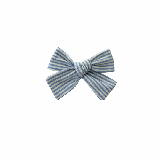 Levi Stripe Petite Hair Bow