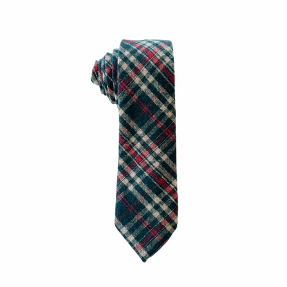 Mistletoe Plaid Tie