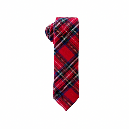 Classic Christmas Plaid Tie