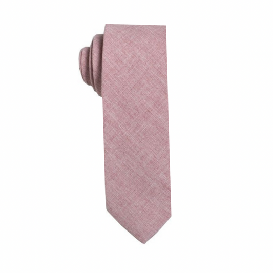 Rose Linen Tie