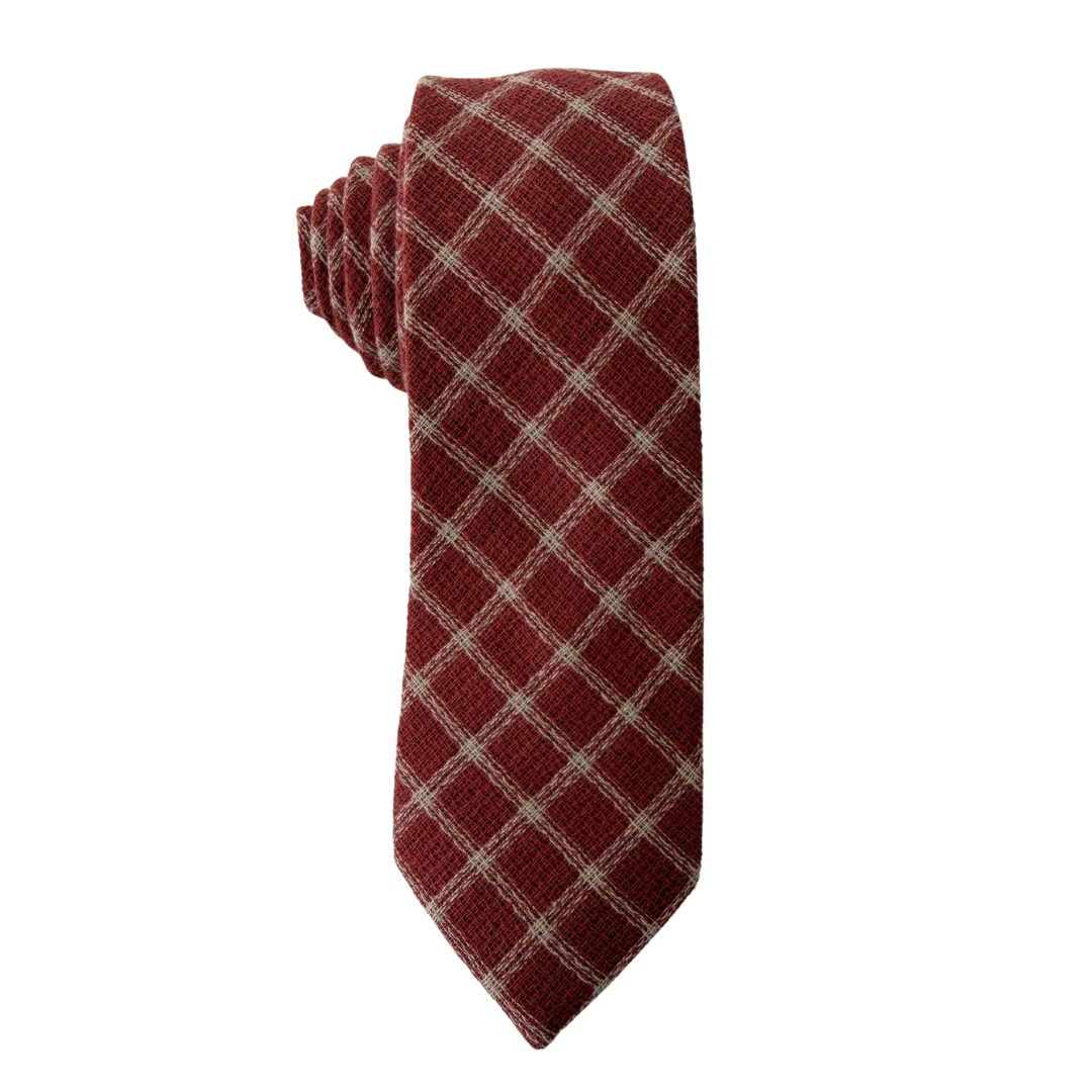 Waylon Plaid Mens Tie