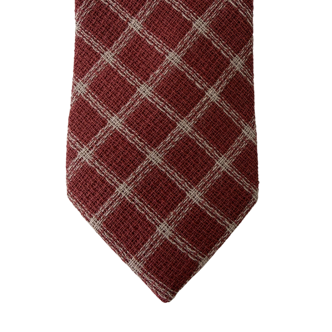 Waylon Plaid Mens Tie