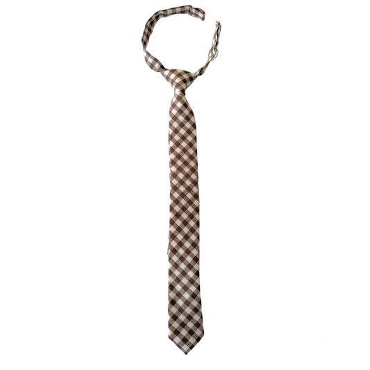 Griffin Gingham Boys Pre-Tied Tie