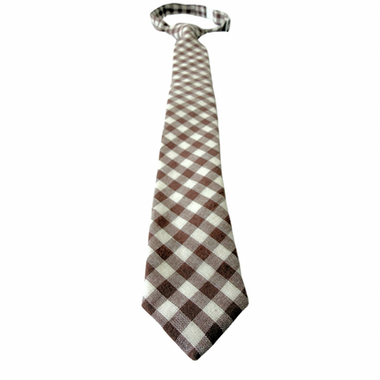 Griffin Gingham Boys Pre-Tied Tie