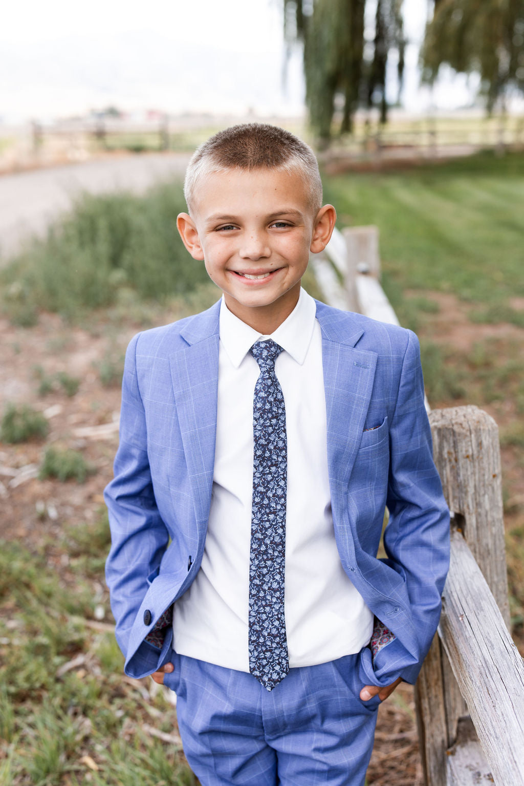 Brody Floral Boys Pre-Tied Tie