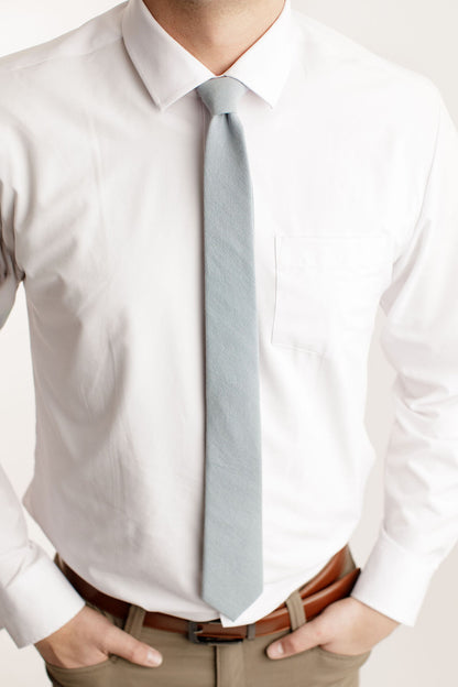 Dusty Blue Mens Tie
