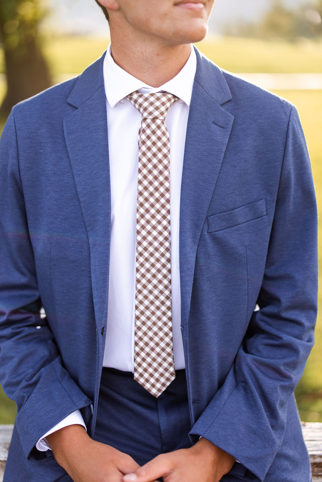 Griffin Gingham Mens Tie