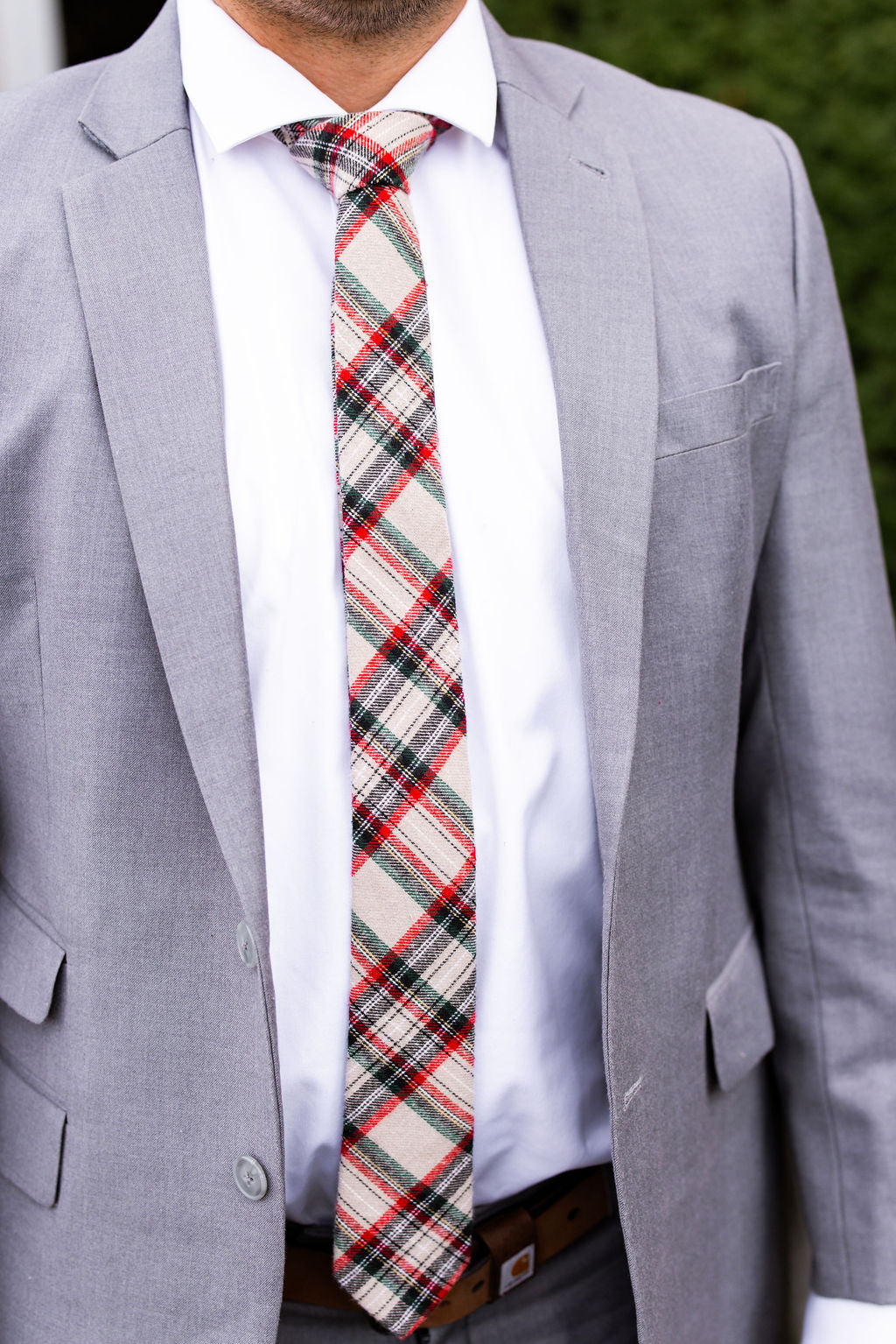 Dasher Plaid Mens Tie