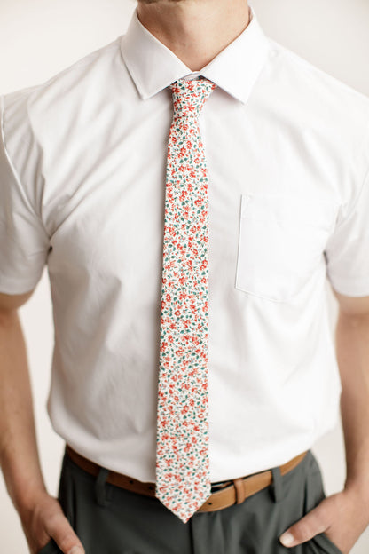 Brooks Floral Boys Regular Tie