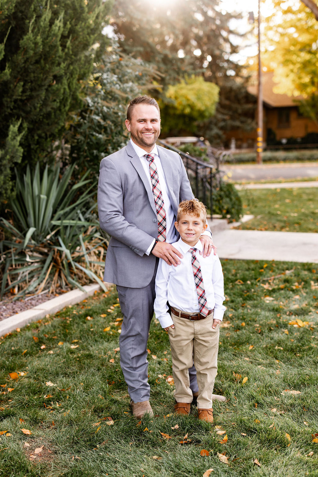 Dasher Plaid Mens Tie