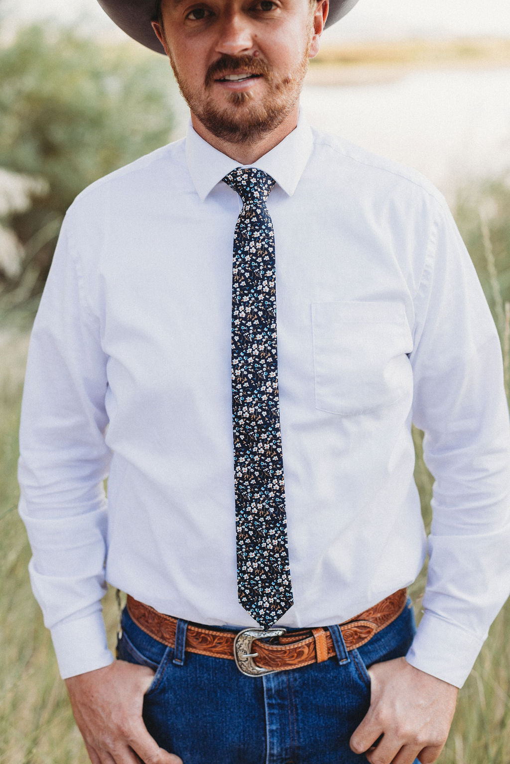 Hayes Floral Mens Tie