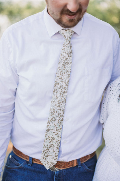 Wren Floral Mens Tie