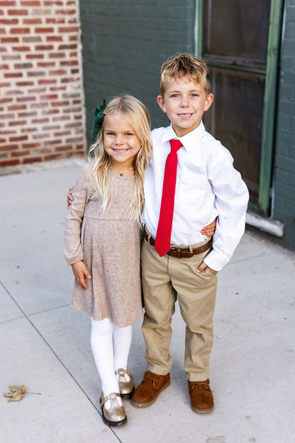 Nicholas Red Boys Pre-Tied Tie