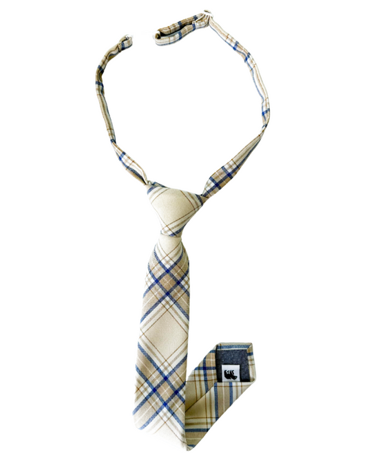 Dan Plaid Boys Pre-Tied Tie