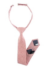 Load image into Gallery viewer, Rose Linen Boys Tie