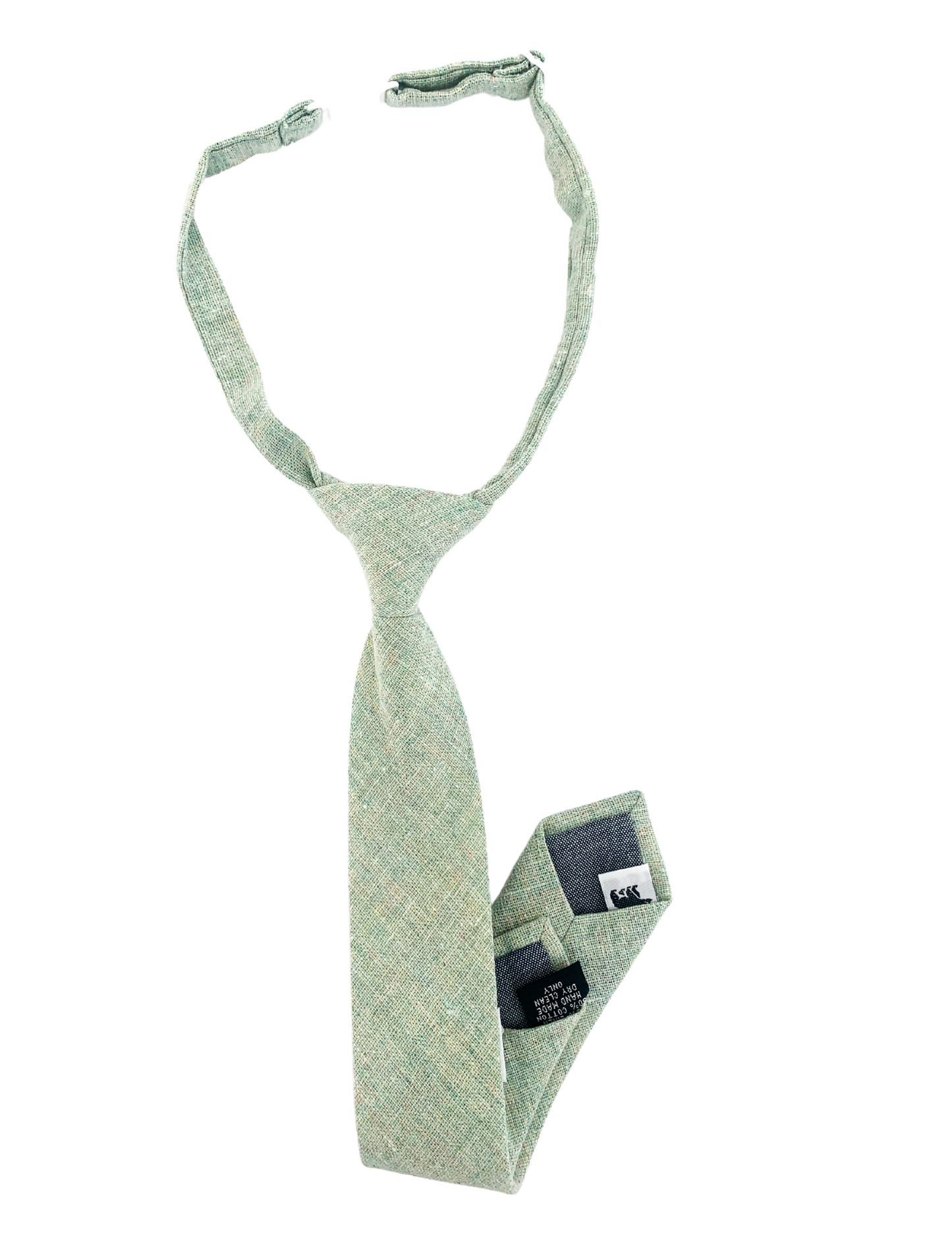 Sagebrush Linen Boys Pre-Tied Tie