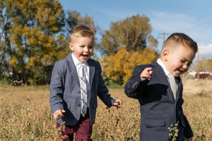 Cascade Plaid Boys Tie