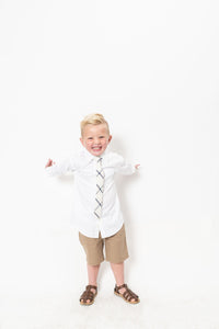 Cascade Plaid Boys Tie