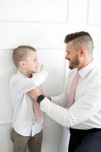 Load image into Gallery viewer, Rose Linen Boys Tie
