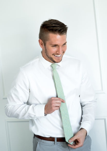 Sagebrush Linen Mens Tie