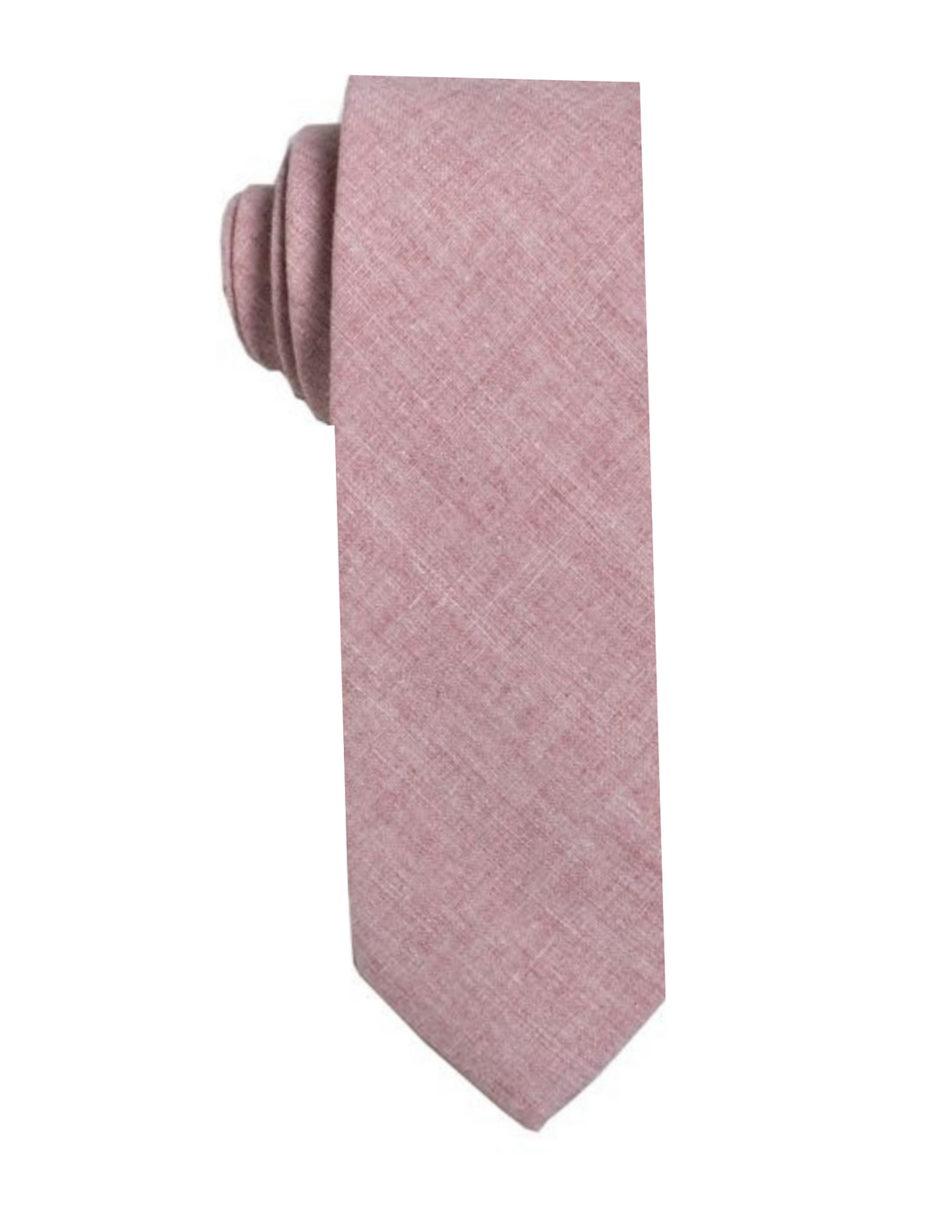 Rose Linen Tie