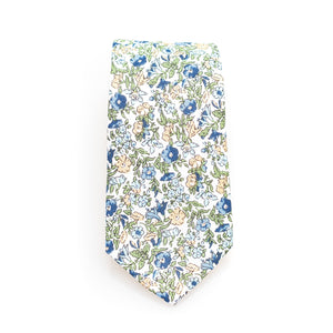 Peachy Floral Tie