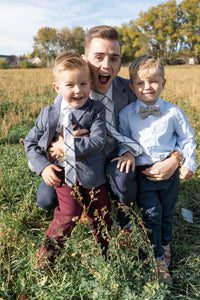 Cascade Plaid Boys Tie